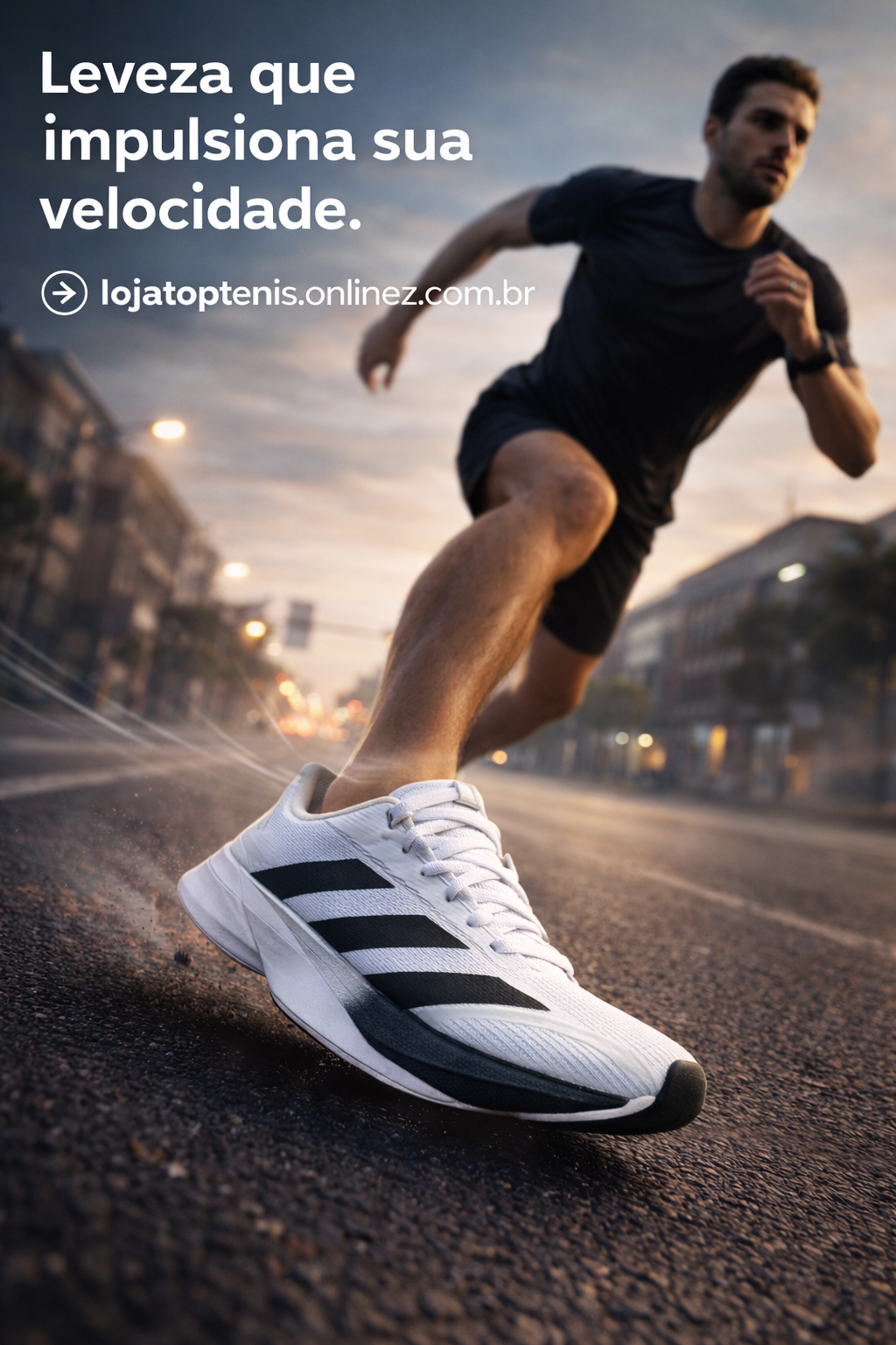 ADIDAS ADIZERO DRIVE RC ( BRANCO / PRETO )